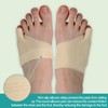 WooTshu Tailor Bunion Corrector Pads for Pinky Toe Relief, Little