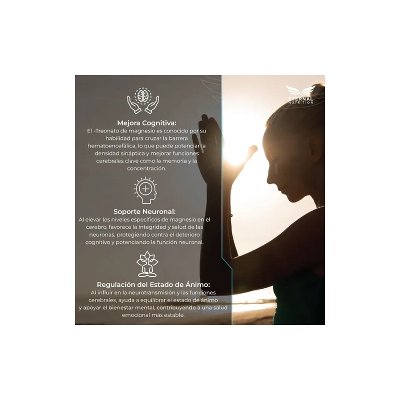 Eternal Nutrition Ultra Pure Treonato Magnesio Liposomal 150 Cápsulas Alta