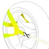 MOTO4U Universal Motorcycle Rear Wheel Tie down Strap (Fluorescent green)
