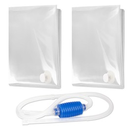 Emergency Drinking Water Storage 45 Gallon 2 Pack, Food-Grade Bathtub Bladder, BPA-Free, Ideal for Emergency Water Bank, Camping, RV Traveling, Hurricane, Storm & Disaster Preparedness Supplies