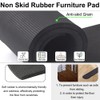 Round Recliner Non-Slip Rubber Furniture Pad - Round Floor Rubber