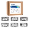 Vmuter 469Pcs SAE Rivet Nuts Kits, 304(18-8) Stainless Steel Flat