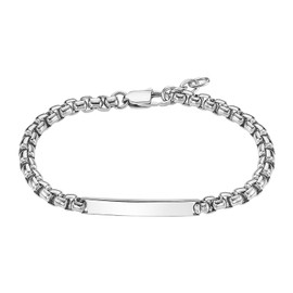 LOTUS Style LS2365-2/1 Bracelet Homme en Acier Stainless Steel 316L 207 mm Black Acier Stainless Steel Sans Pierre