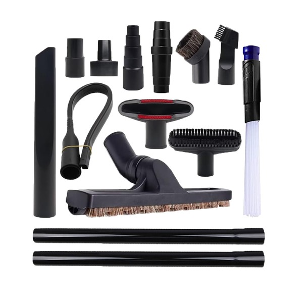 14 Pcs Universal 1 1/4 Inch Vacuum Attachments for shop