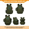 HUNTVP 12L Small Daypack Schoolbag Molle Backpack Student School Rucksack