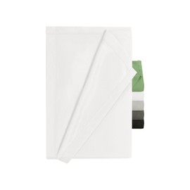 npluseins Flat Sheet without Elastic - Ultra Soft and Super Soft - Bed Sheet for Bed Motorhome Camping Blanket Travel Blanket Ultralight - Sheet 1628.2375, 240 x 275 cm, White