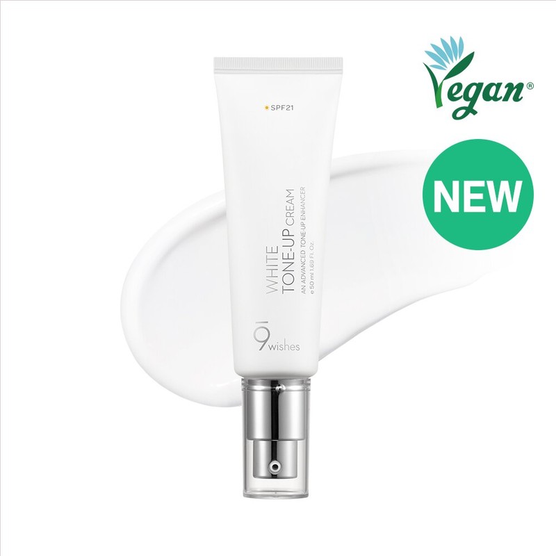 9wishes Vegan White Toneup Cream 50mL - 9wishes Vegan White