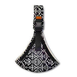 Baby Sling Carrier,New Upgrade Baby Carrier Newborn to Toddler, Baby Wraps Carrier with Adjustable Straps Baby Non-Slip Hip Seat Carrier Carrying 10-30 lbs (Black Sailboat)