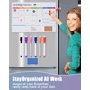 OTraki Magnetic Weekly Planner A3 Dry Swab Food Planner Week