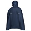 VAUDE Valdipino Poncho, impermeabile, in poliestere riciclato, antivento, riflettente, con