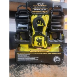Can-Am ATV Parts & Accessories 715006227 1.5"X8' Ratchet Straps Pair