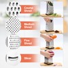 Supercenter Cheese Grater, Size 4-Sided Stainless Steel Box Grater, Food