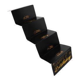 COHEALI Black Gold Birthday Money Pouch with Card Slots Stylish Cash Organizer Wallet for Party Gifts Happy Birthday Cash Sleeve for Coins Cards and Small Trinkets