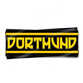 KNOW-MORE-STYLEZ Sticker Dortmund 0231 Bold Set of 50
