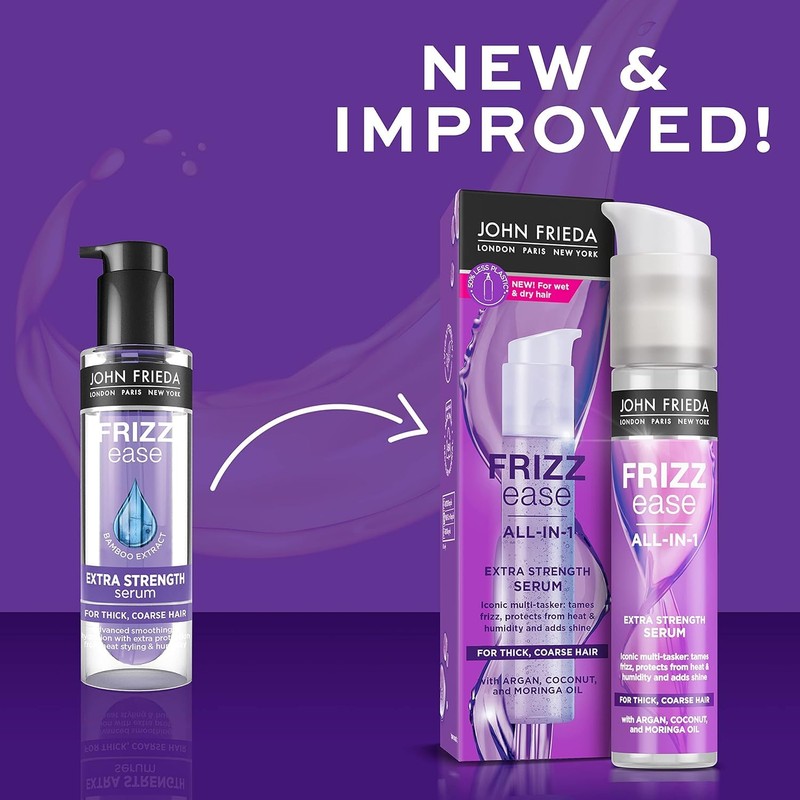 John Frieda Frizz-Ease Extra Strength 6 Effect Serum, 1.69 Ounce