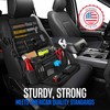 Truck Front Seat Organizer with Dedicated Tablet and Laptop Storage