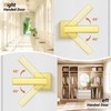 4 Pack Probrico Gold Passage Door Handles Indoor,Keyless Interior Door