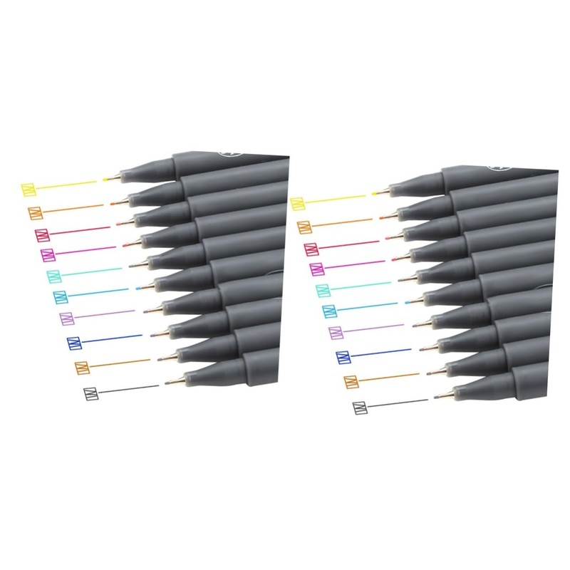 Operitacx Pen Highlighters Highlighter Pens 20 Pcs Fine Line Pens