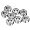 sourcing map 8Pcs MR104ZZ Small Bearing, 4mm ID 10mm OD
