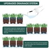 D'vine Dev Herb Garden Planter Set, Plastic Plant Pots with