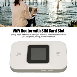 Australia Mobile WiFi Hotspot, 4G LTE Mobile Wi-Fi Hotspot Device | Portable WiFi Router with SIM Card Slot for Travel Support 4G Band: B1/3/5/7/8/20/28/38/40/41, Supports 10 Users