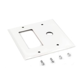 FireplaceBlowersOnline Combination Wall Plate with Paddle Switch and Variable Speed Control Dial