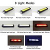 2 Pack Rechargeable EDC Flat Flashlight 600 Lumens 8 Modes