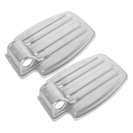 KOMBIUDA 1pair Heavy Duty Wheelchair Footrest Pedals Replacement Parts for Enhanced Stability and Support Suitable for Wheelchair Models for Elderly and Disabled Users