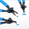 ZUXUSE 12Pcs Snap Ring Pliers Set, Convertible Internal/External Retaining Ring