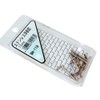 Waki Sangyo SH-113 Stainless Steel Flat Nails, Silver, 0.6 inches