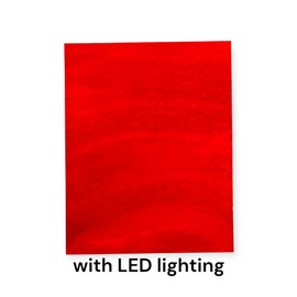 Wissmach Stained Glass Sheet: Copper Red English Muffle (8"x12"-1 Sheet) | Curated by BiNARi Glass Studio