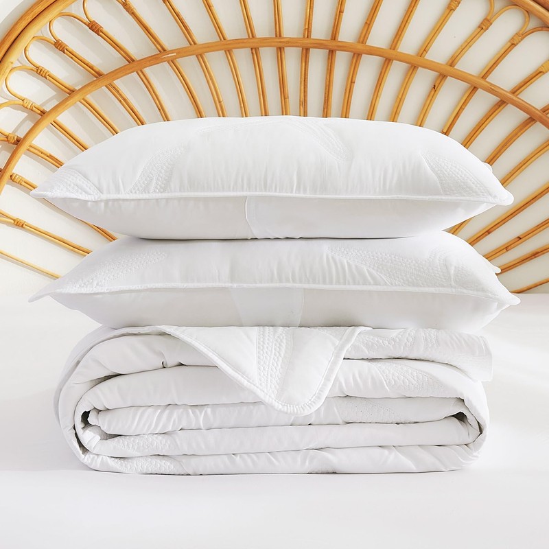 EVENHUG Coastal Quilt Sets King Size Summer Soft Lightweight Beach