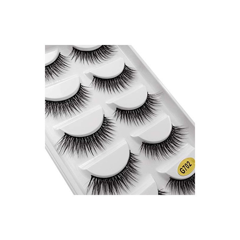 5 Pairs Mink Eyelashes Ultra Dense Stage Makeup Natural False