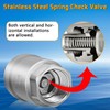 Boltigen 2 inch Spring Check Valve, 304 Stainless Steel CF8
