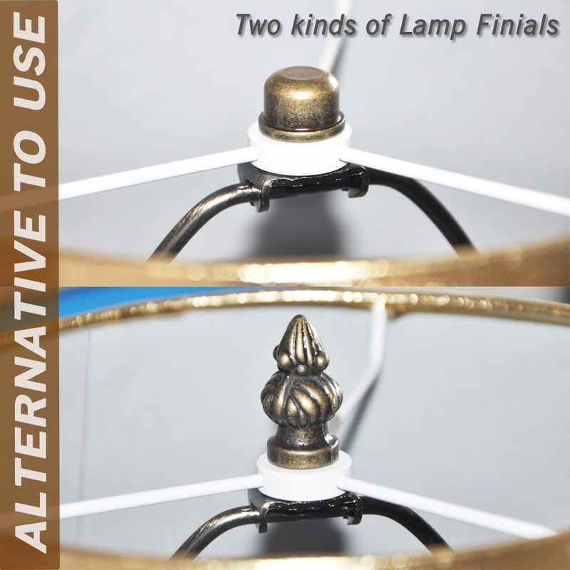 Lamp Shade Harp Holder,8 Inch Bronze Lamp Harp Kit,Fit Both
