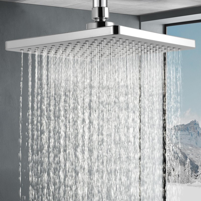 ACA International 8'' Bathroom Overhead Shower Head Rain Shower Head
