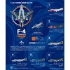 F-4 Phantom II Highlights, 10 Pieces, Candy Toy, Gum