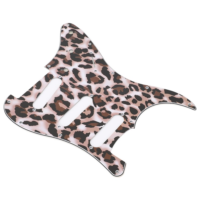 Guitar Left Hand Pickguard PVC 3 Layers Protective Decorative Guitar