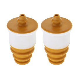 ECSiNG 2pcs Stop Buffer Support for Rear Axle Shock Absorber Buffer Rubber Block Stop Buffer Support for Rear Axle 51811829 Suspension Strut Stop Buffer