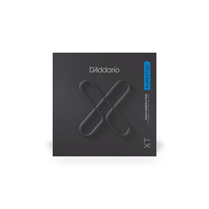 D'Addario XTPL009 Plain Steel String for Electric Guitar/Acoustic Guitar Rose