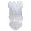 Berauticom 18 Pieces Clear Heart Shaped Plastic False Nail Art
