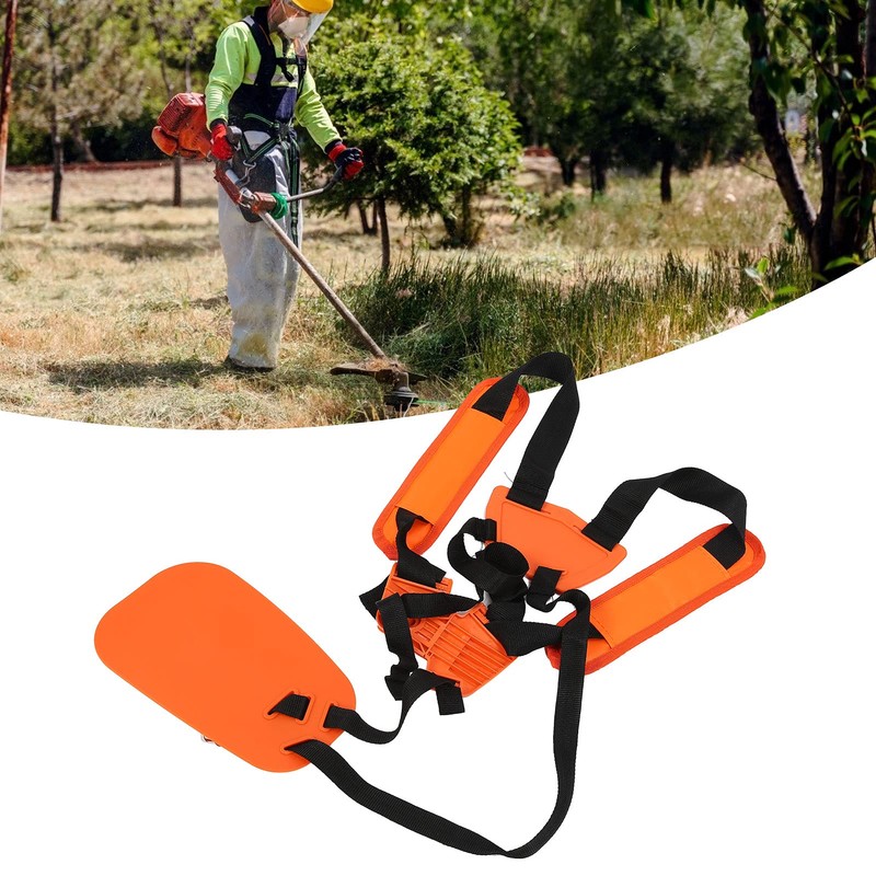 Generic Trimmer Shoulder Strap, Adjustable Nylon Harness Reduces Fatigue Brush
