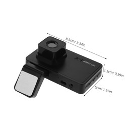 MERRYHAPY Front and Rear Dash Cam with Screen Car Dvr Video Recorder for Night Vision Loop Recording and HD Clarity for Safe Driving and Car Monitoring