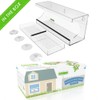 Window Bird Feeder with Strong Suction Cups – Clear Acrylic