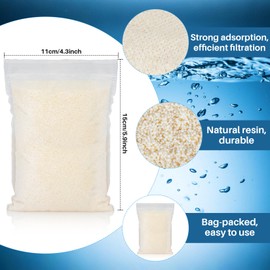 3PCS Aquarium Resin - Organic Filtration Resin Remove Driftwood Tannins,Aquarium Filter Media Bags for Aquarium, Freshwater and Saltwater, Fish Tank,Trutle, Pond