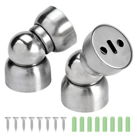 HhBdy Magnetic Door Stop 2Pcs,Indoors Stoppers with Magnetic Catch Magnetic Stainless Steel Door Stopper Heavy Duty Magnetic Door Stop Wall Mounted Door Stop Door Stoppers for Floor