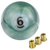 Temzzer Gear Shifter Knob Billiard Shapes Shift Stick Lever Handle
