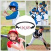 15 Baseball-Perlenarmbänder, verstellbare geflochtene Armbänder für Kinder, Jungen und Männer,