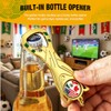 Soccer Fan Keychain Set - 4PCS Global Ball Ornaments