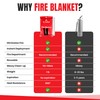 AI FORCE Fire Blanket with Gloves & Hooks – Fireproof